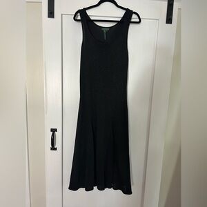 Ralph Lauren Elegant Black Sleeveless Dress